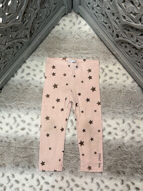 Little Marc Jacobs pink pants sparkly star baby girls 18 months metallic glam